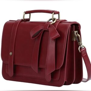 Ecosusi bow detail satchel bag